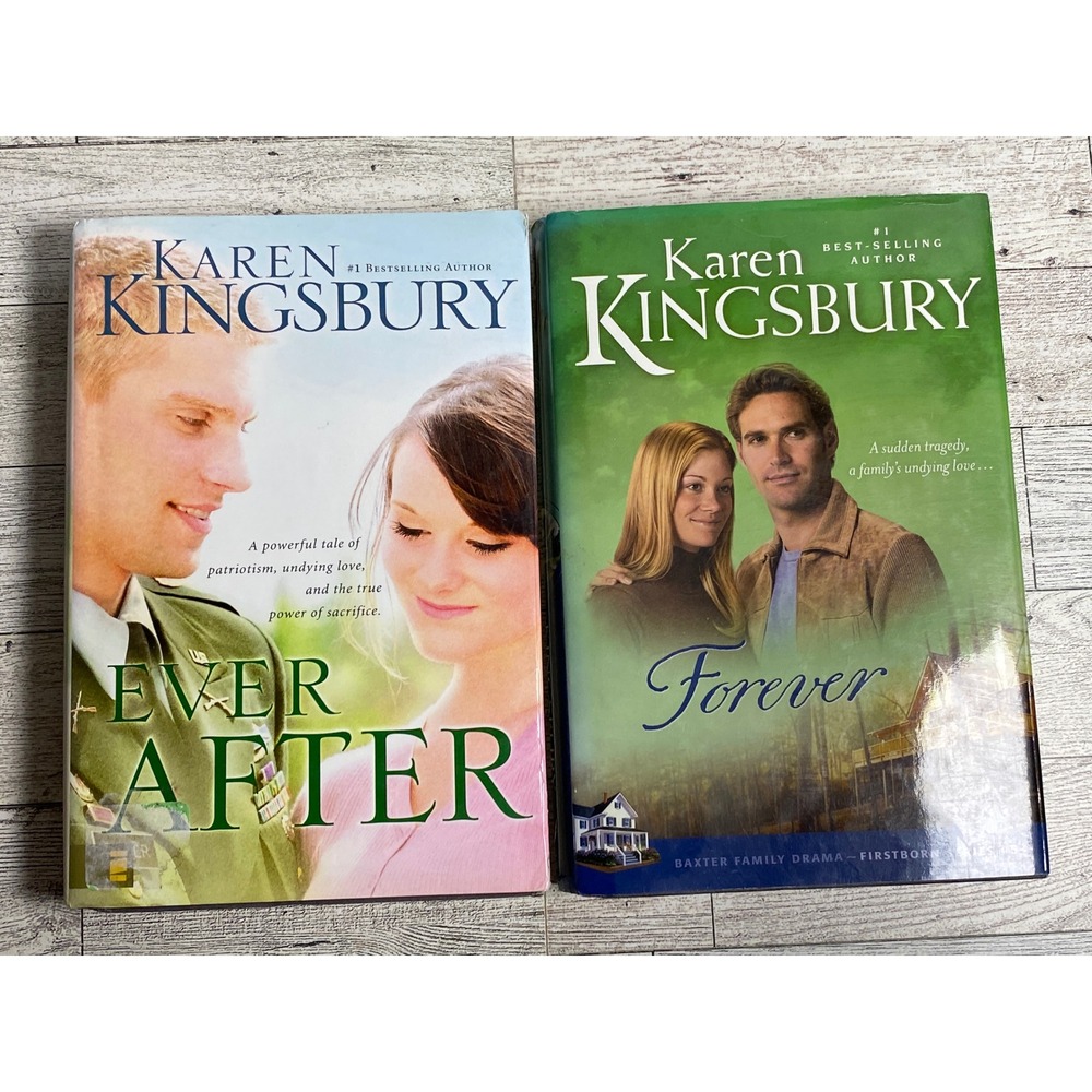 Karen Kingsbury Bundle HCDJ Ever After / Forever 2006‎ 2007 Fiction Books Bundle
